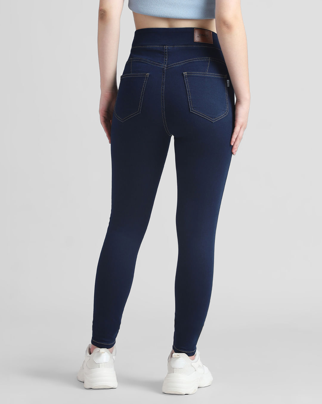 AOSUAI S-XXL Women Lined Winter Jegging Jeans Slim Fashion