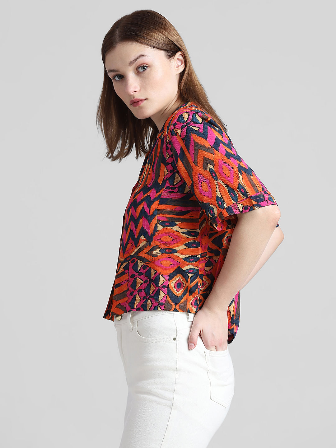 Aztec print top online