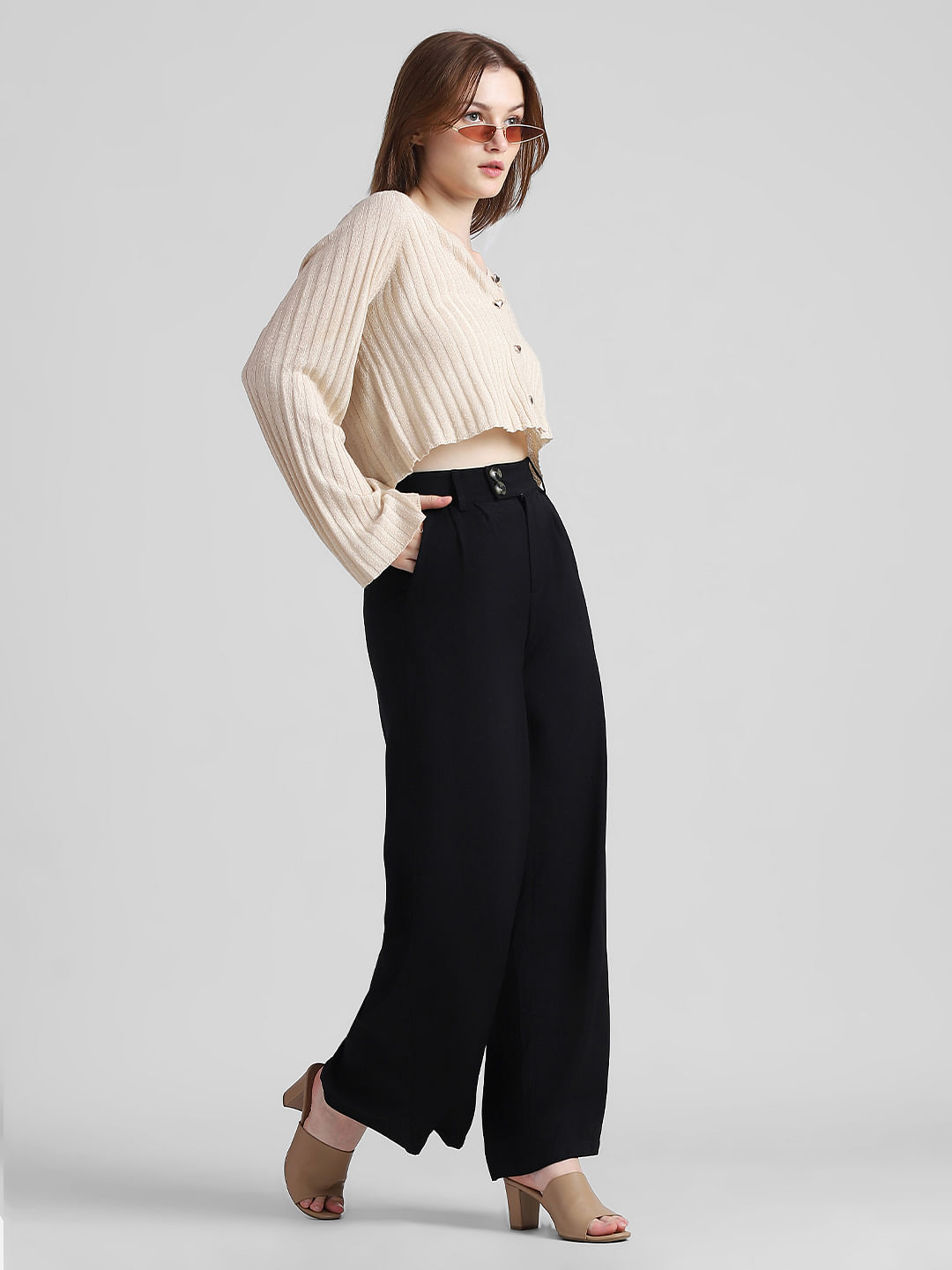 Proenza Schouler White Label Technical Suiting Wide Leg Trousers - Woo –  The Frankie Shop