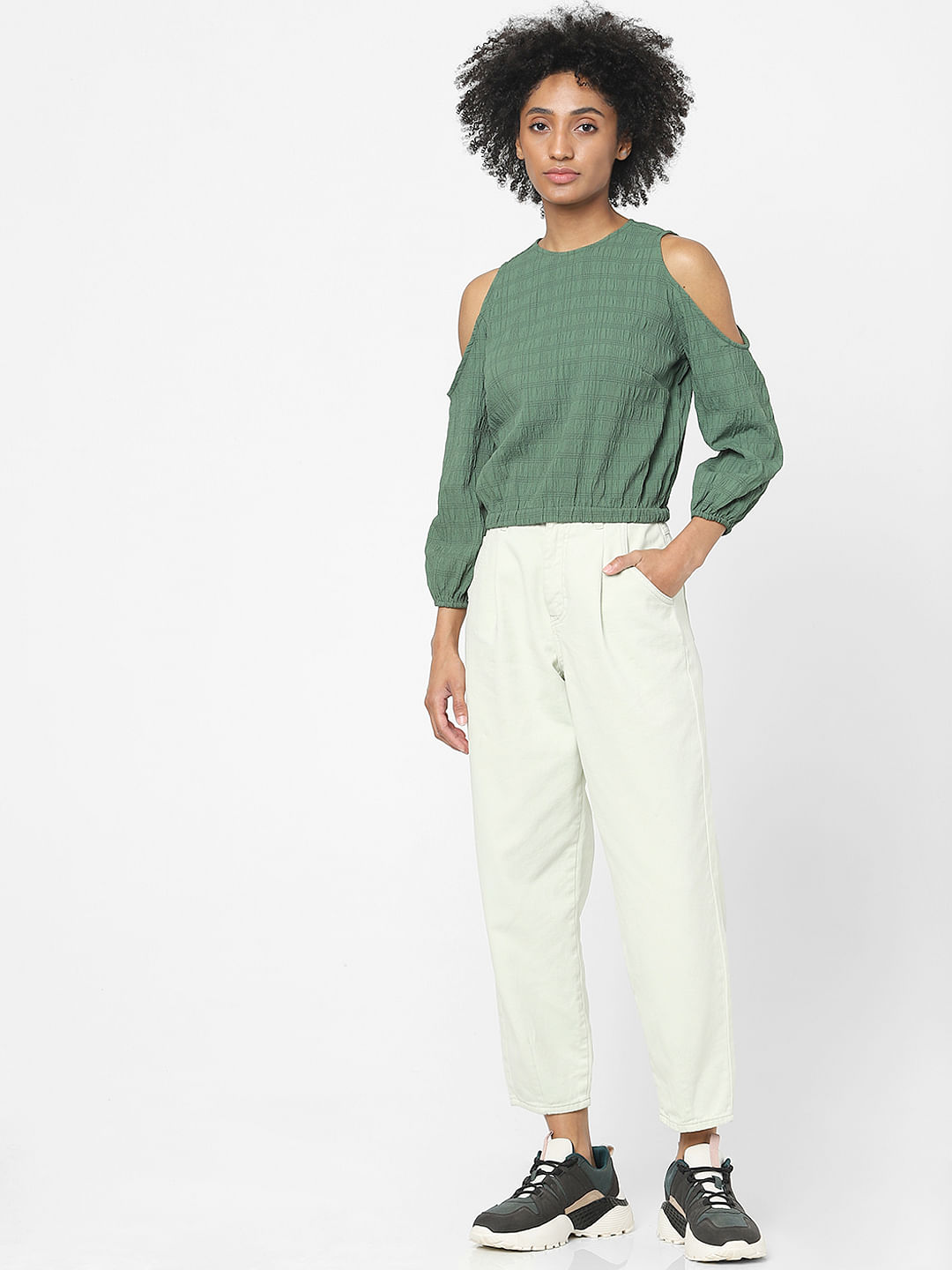 Cold shoulder 2025 tops h&m