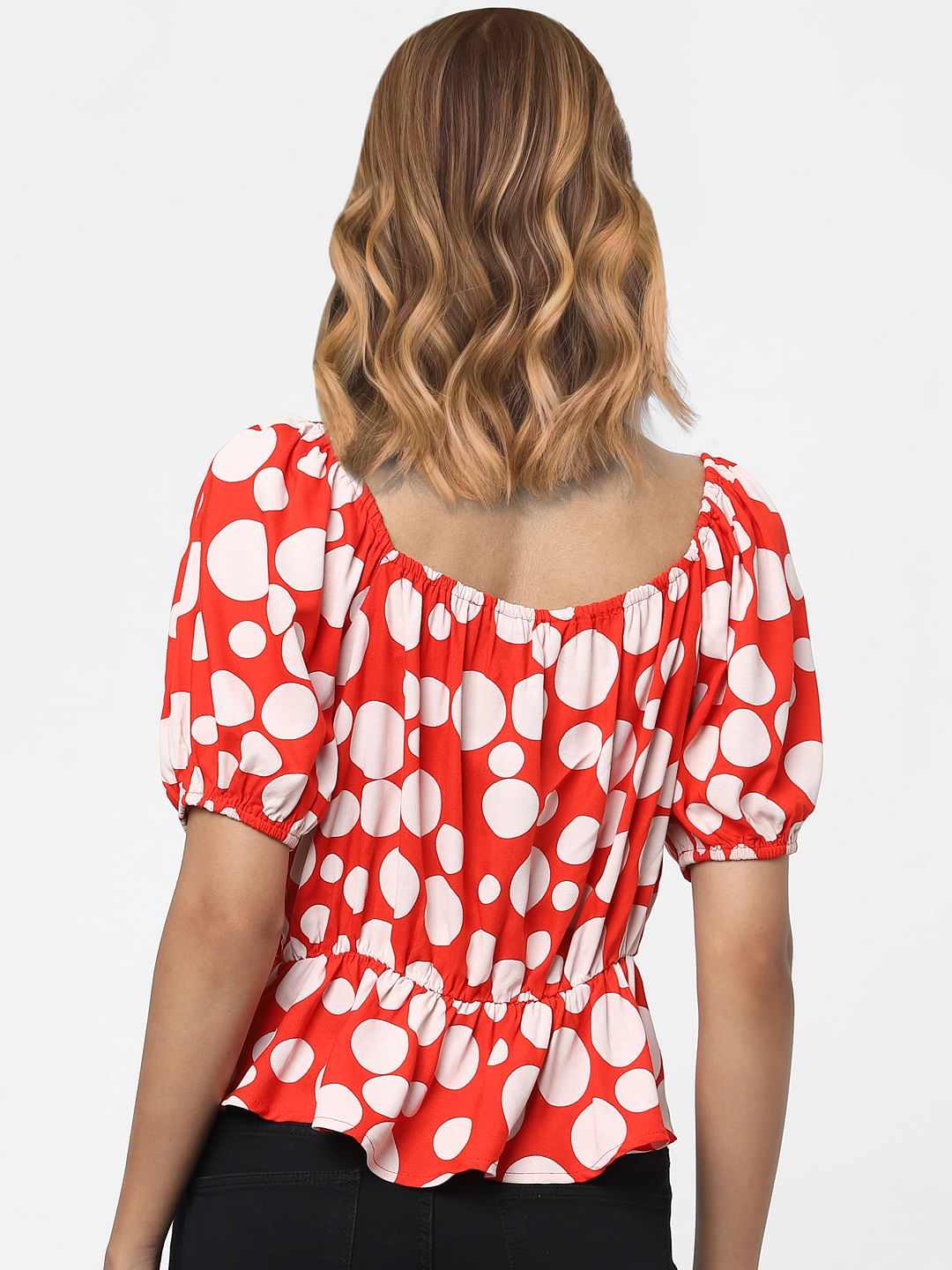 Red polka dot t 2024 shirt