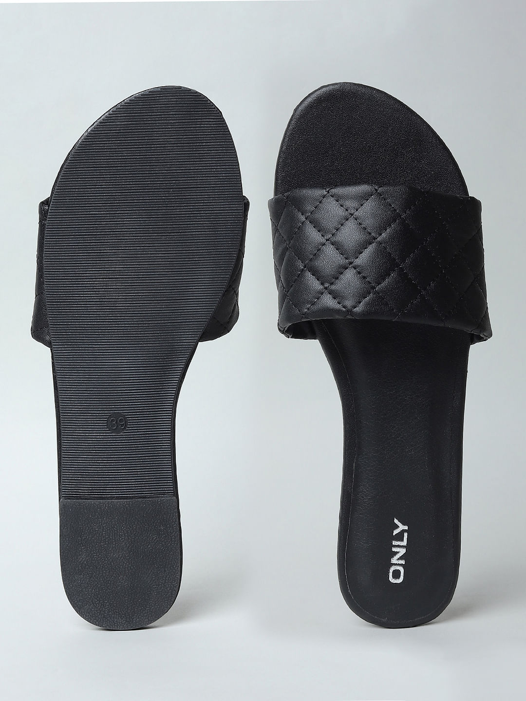 RUBBER SLINGBACK SANDALS - Black | ZARA United States