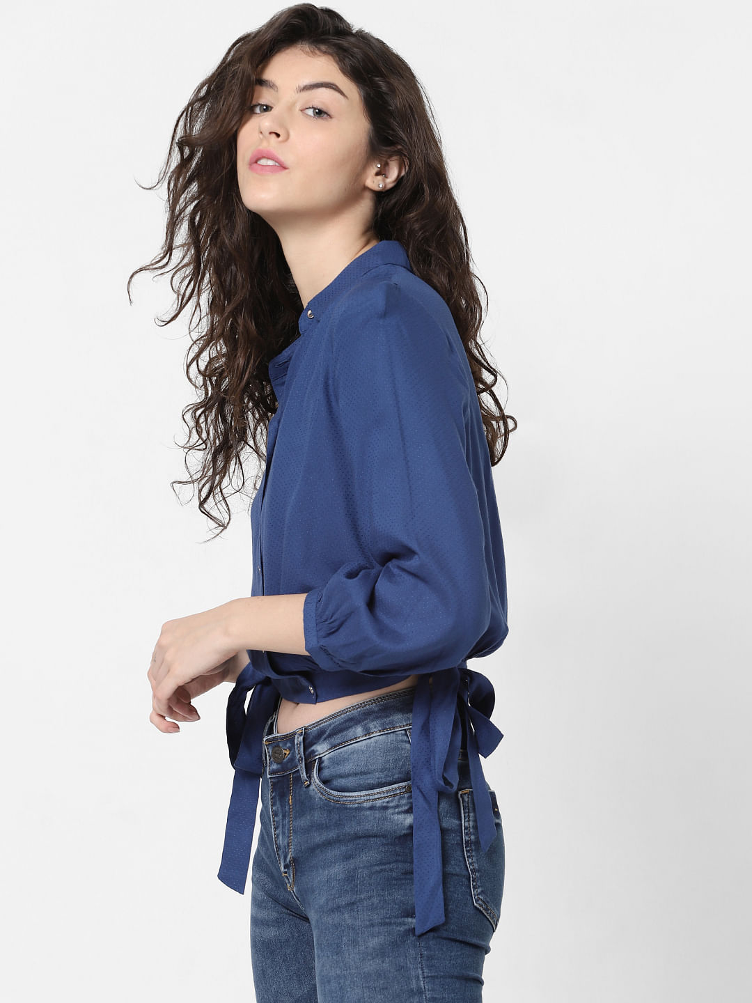 side tie shirt