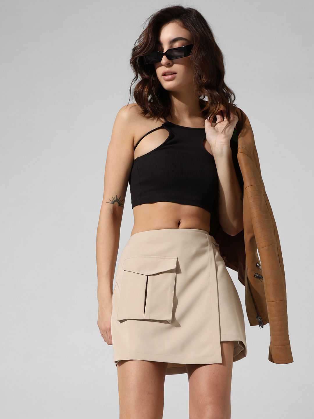 REDValentino Buckles Detail Denim Pencil Skirt - Long And Midi Skirts for  Women | REDValentino E-Store