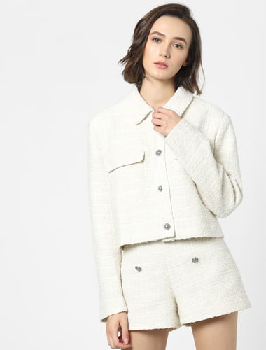 Off-White Co-ord Tweed Jacket