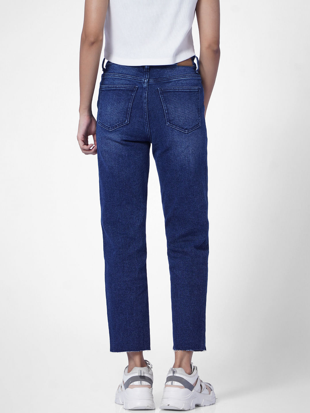 Raw edge sale jeans