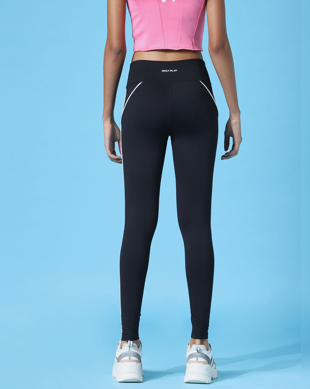 Buy PLAY Black High Rise Training Tights For Women Online