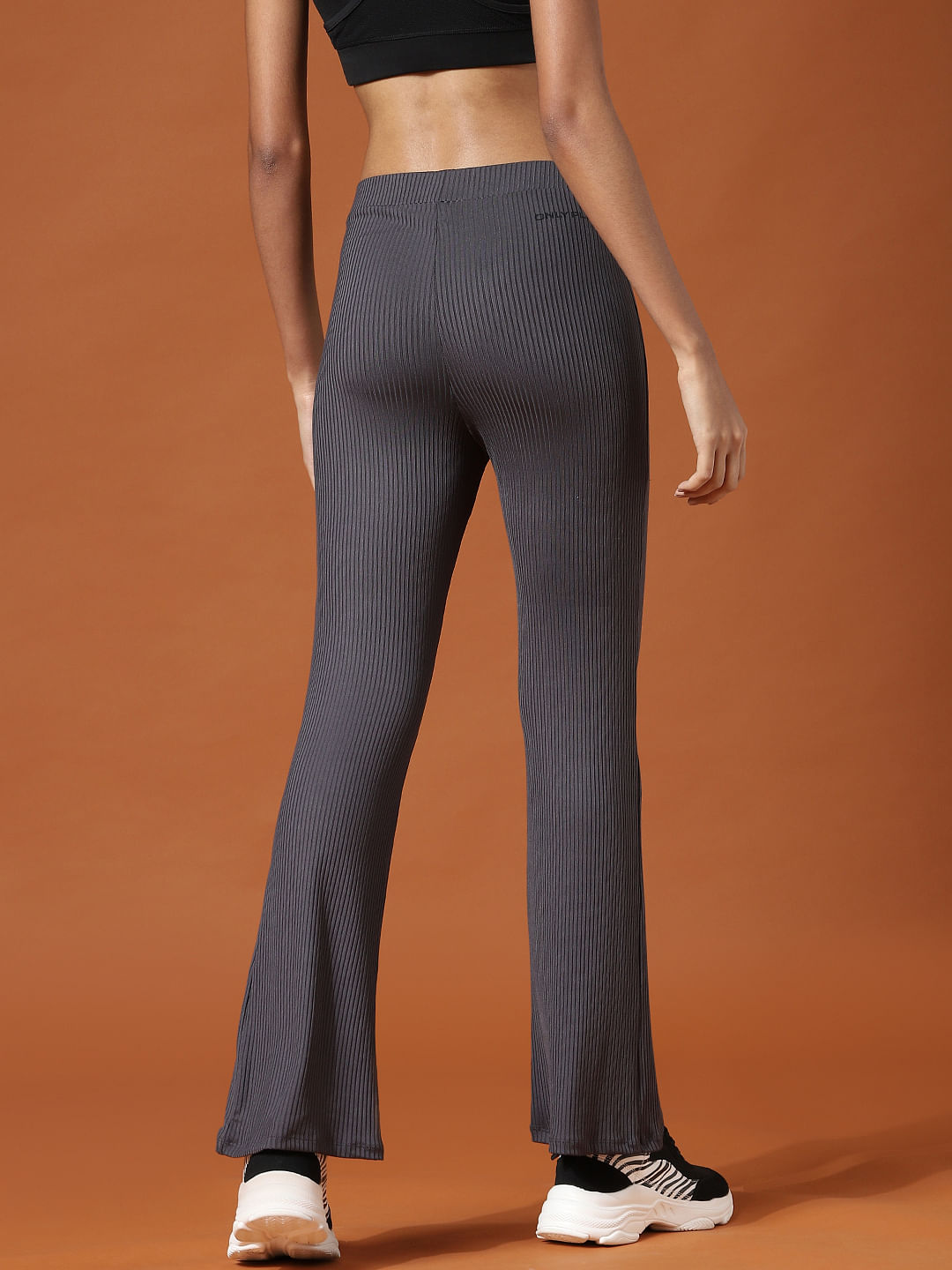 Buy BlissClub Grey WerkIt Flare Pants  Regular for s Online  Tata CLiQ