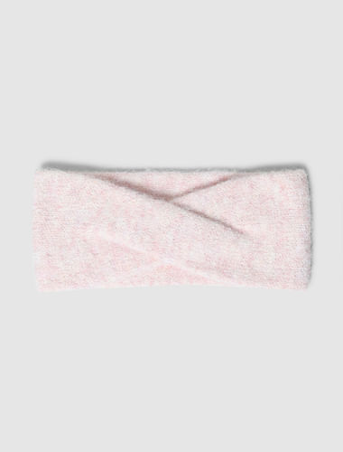 Pink Lurex Knitted Headband