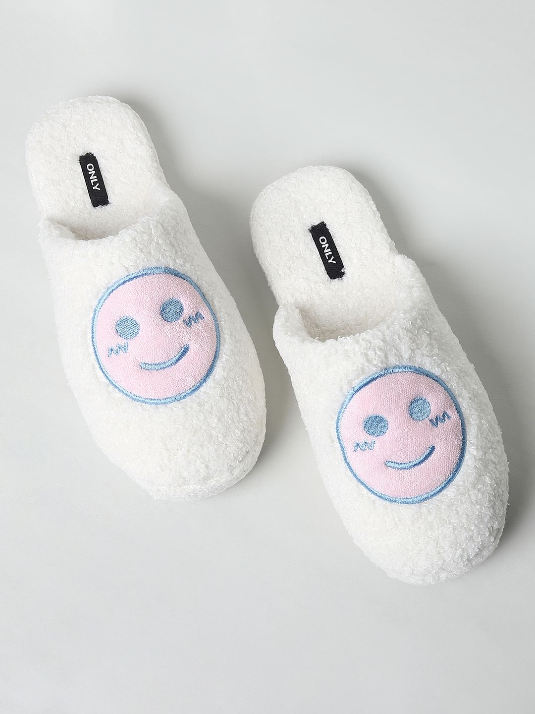 White Terry Home Slippers