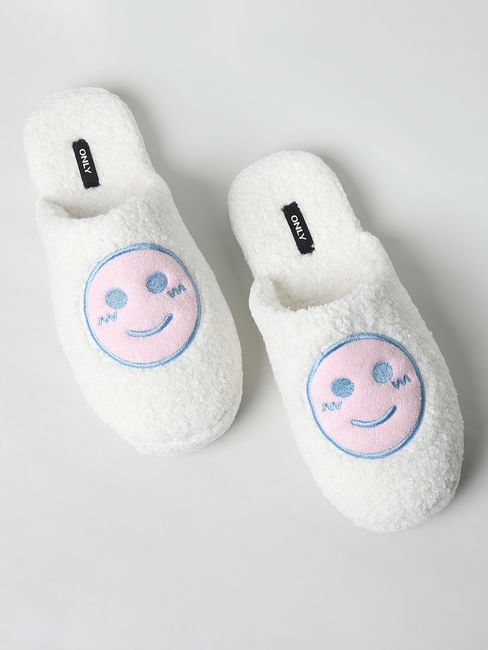 White Terry Home Slippers
