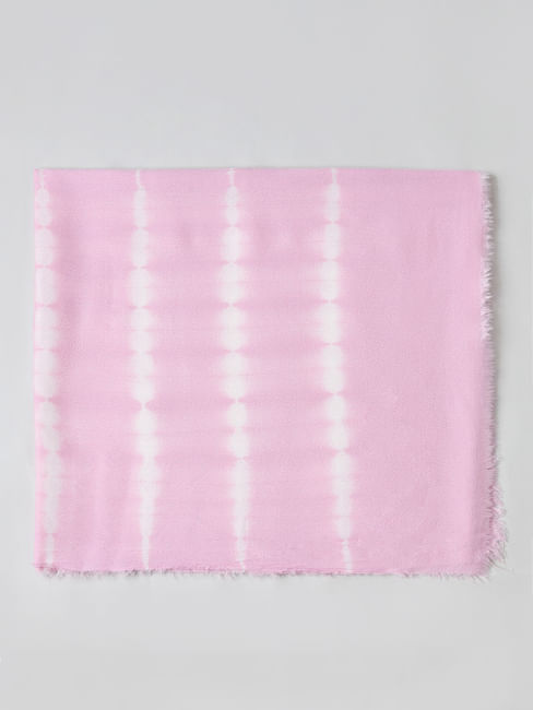 Pink Tie Dye Scarf