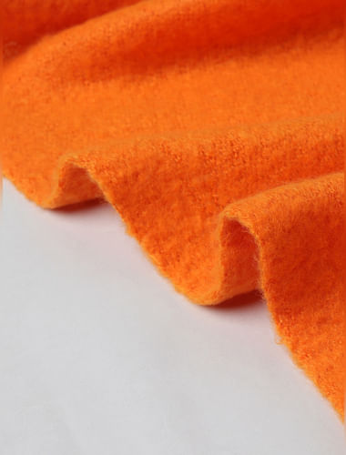 Orange Knitted Long Scarf