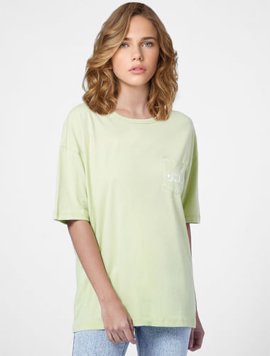 Green Loose Fit T-shirt