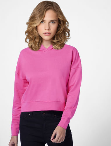 Pink Hooded Sweatshirt