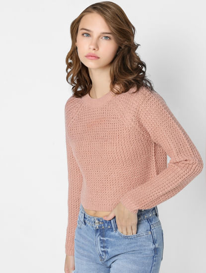 Pink Knit Sweater 