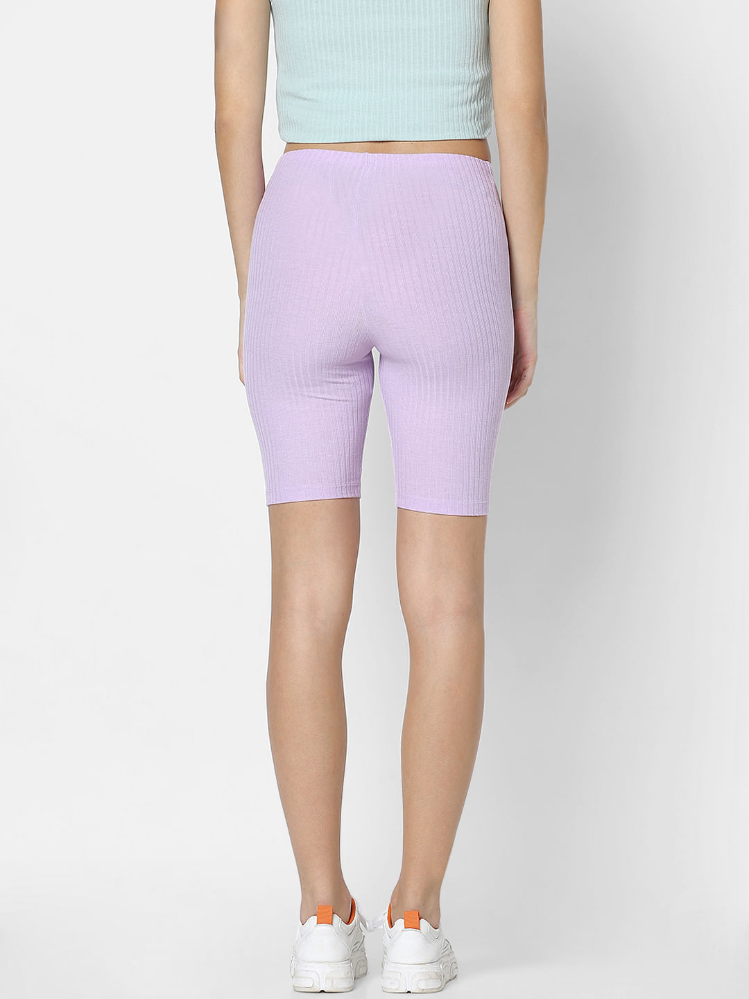 Lilac store biker shorts