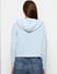 Blue Hooded Pullover