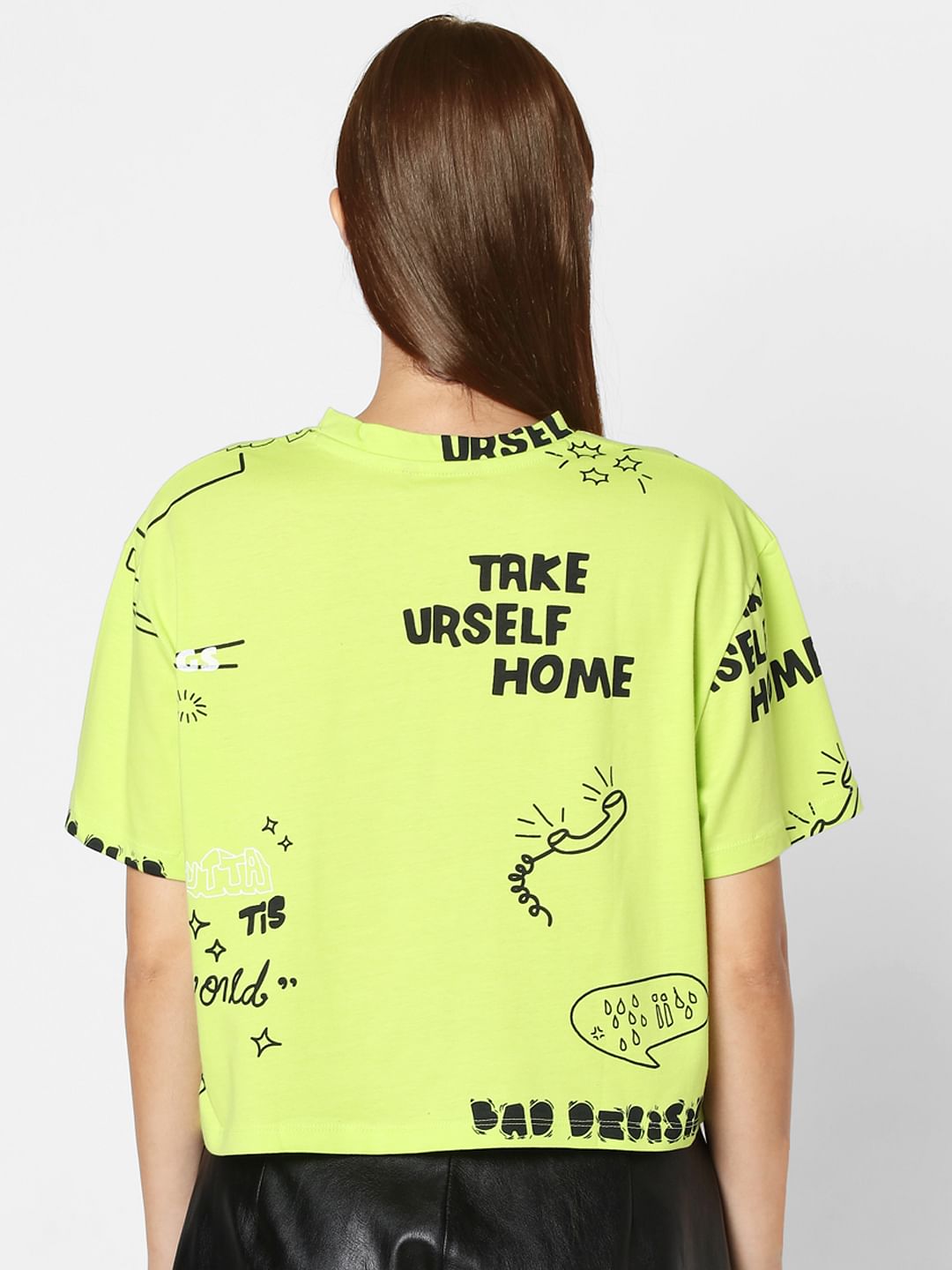 lime graphic tee