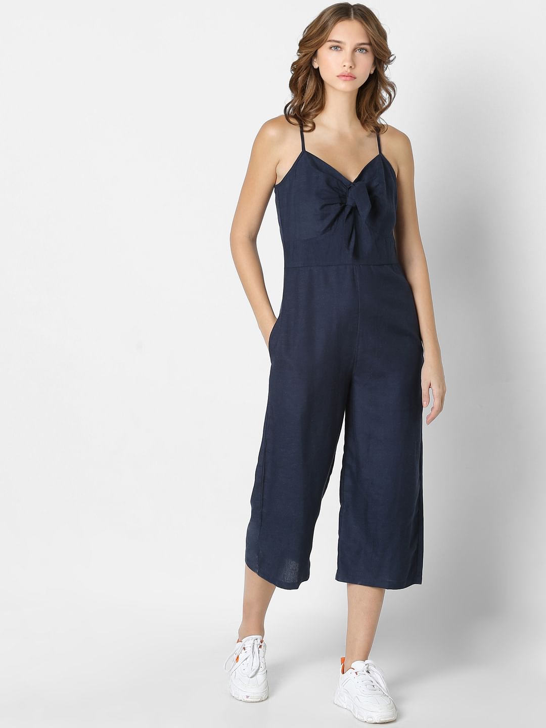 mumu denim jumpsuit