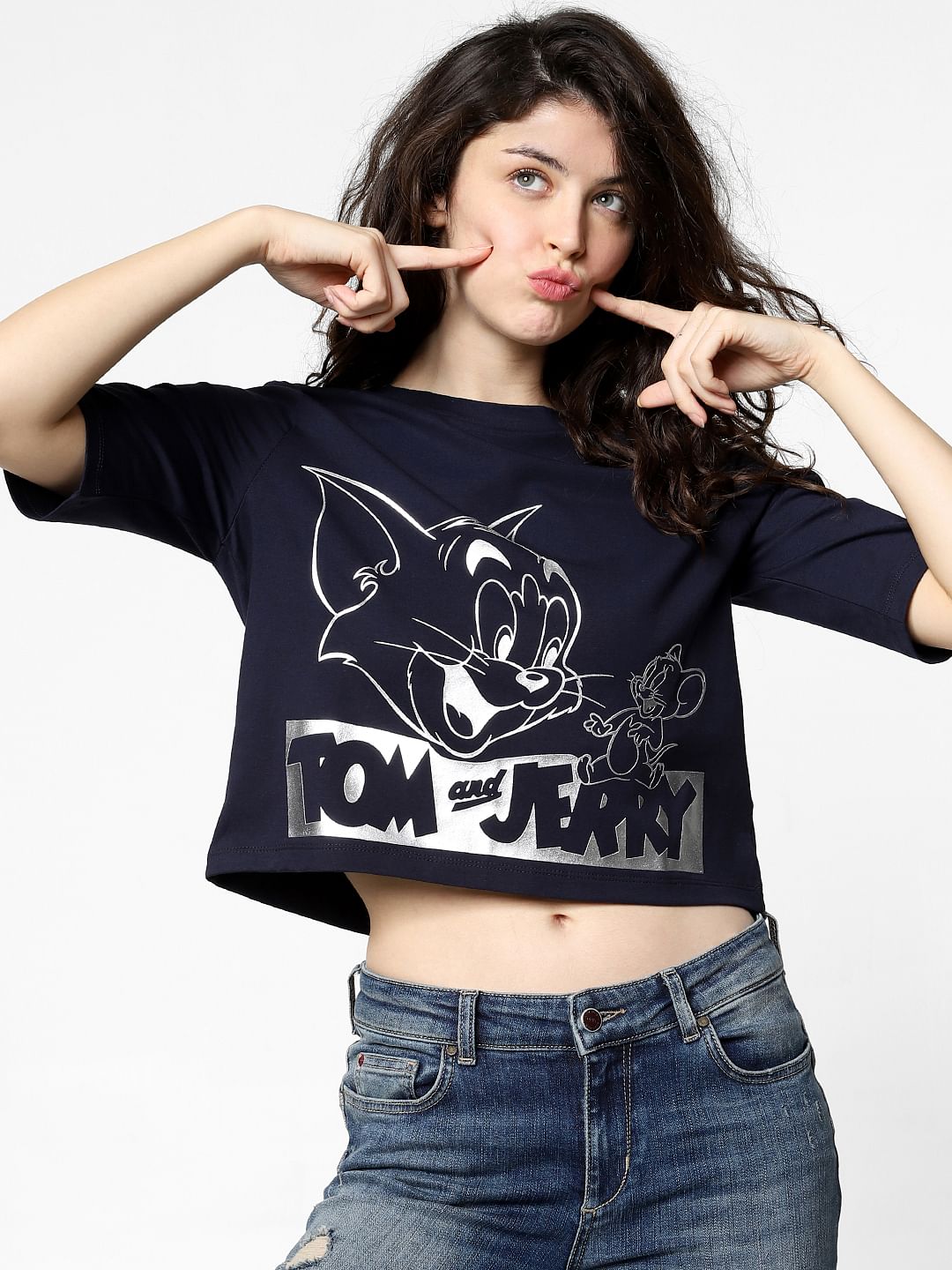 cropped tees cheap