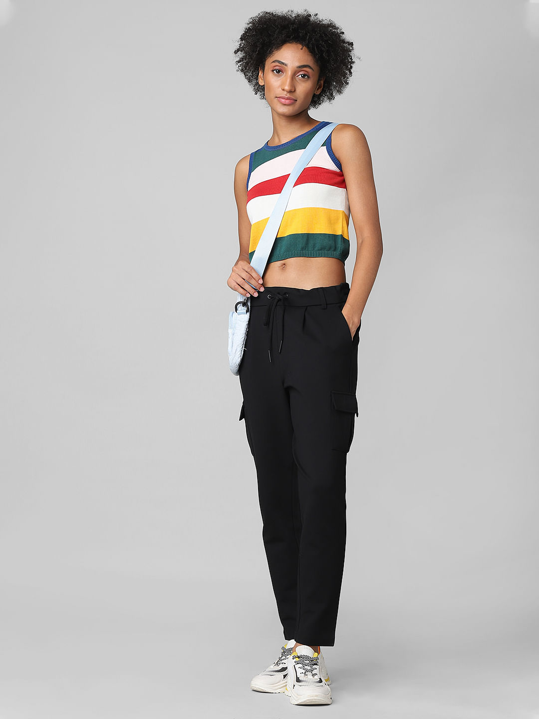 High Waisted Cargo Pants Women Relaxed Fit Athletic India  Ubuy