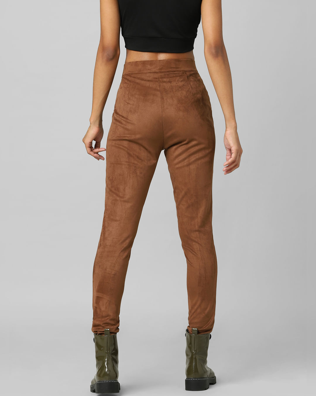 Buy Time and Tru Womens Faux Suede Jeggings at Ubuy India