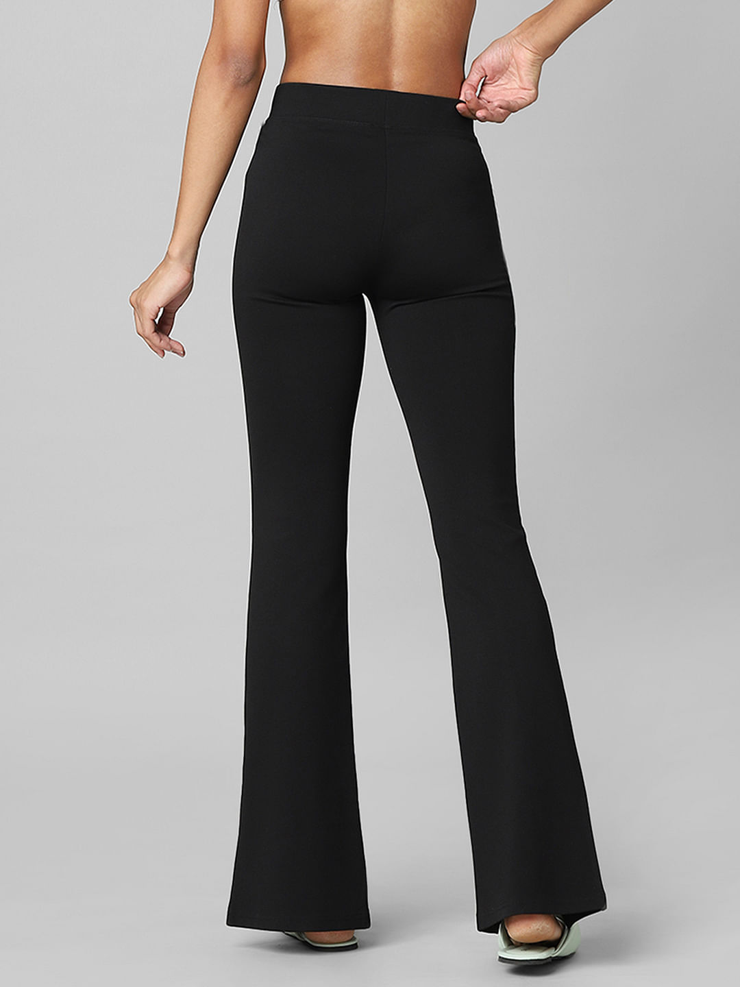 Black Flare Pants 2 piece set, Women's Fashion, Dresses & Sets, Jumpsuits  on Carousell