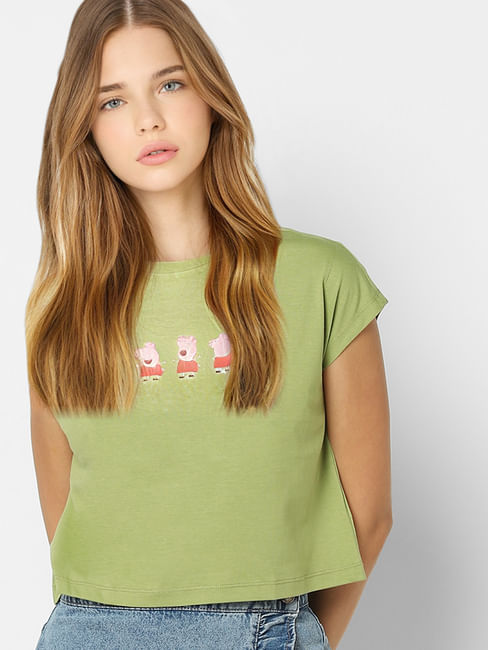 Green Peppa Pig T-shirt
