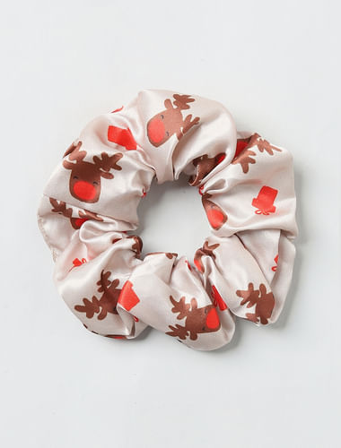 Pack of 3 Satin Scrunchies - Multi-Coloured