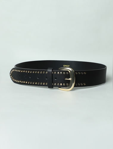 Black Studded Belt