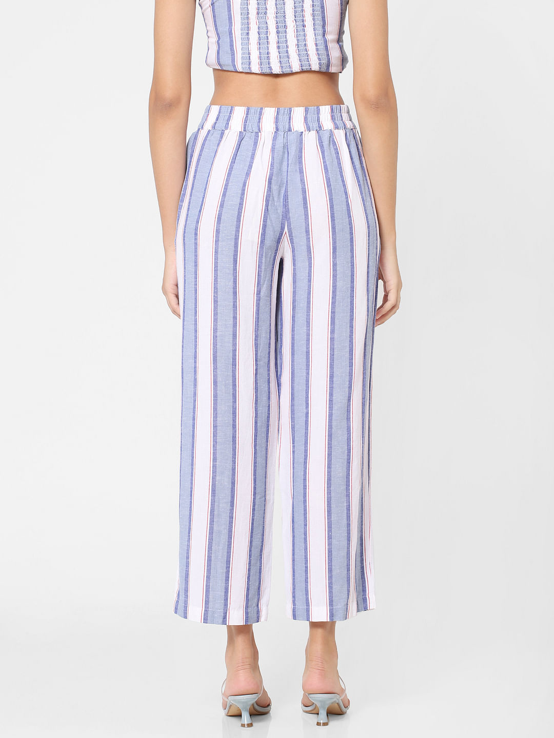 Buy  high waist striped pants  Very cheap 
