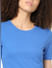 Blue Cropped T-shirt