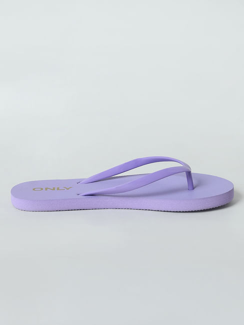 Purple Flip Flops 