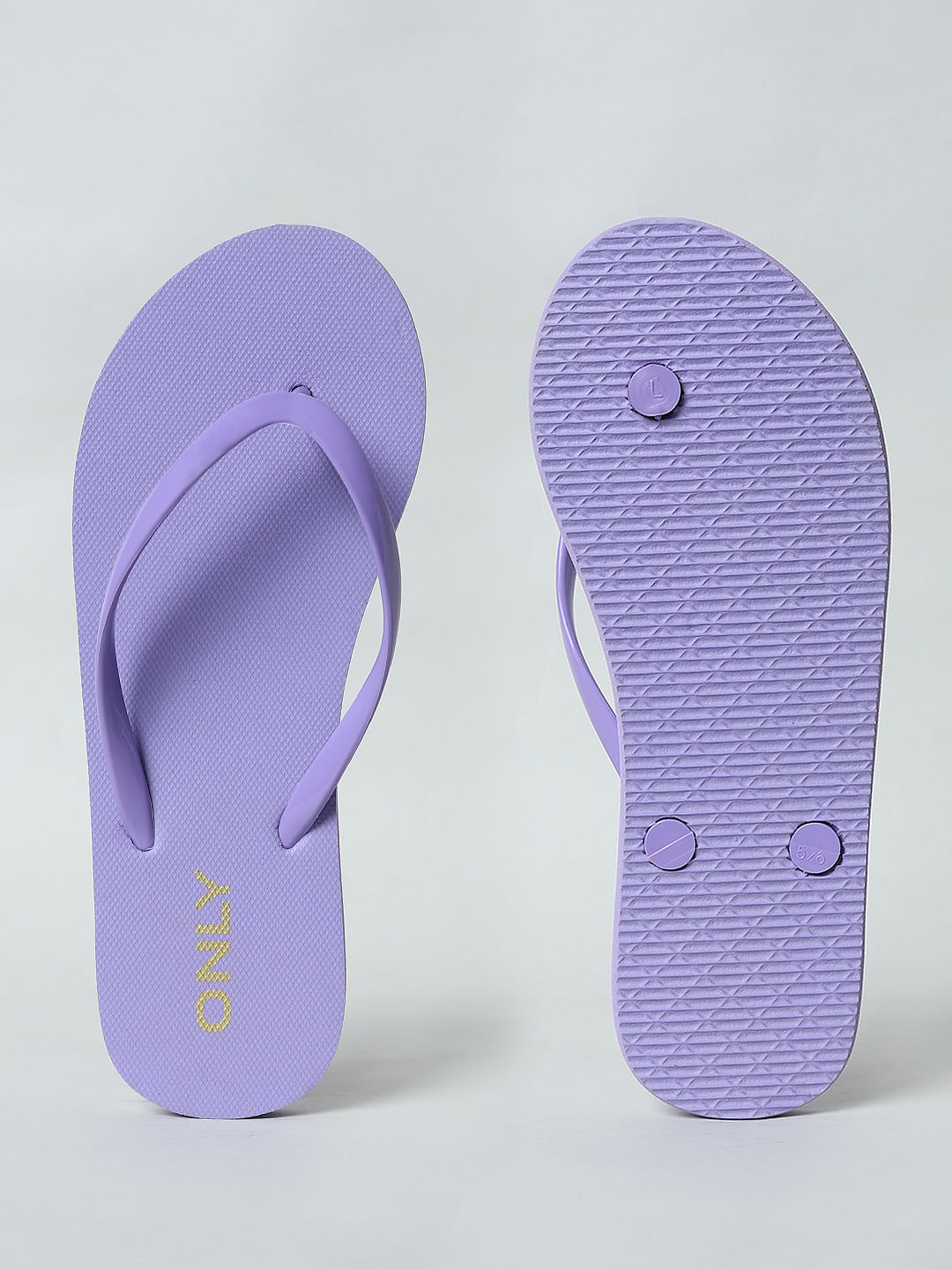 Womens purple sales flip flops