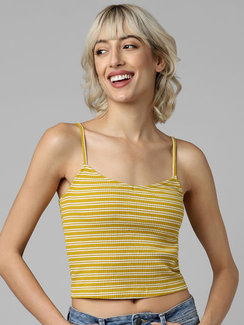 Yellow Strappy Top