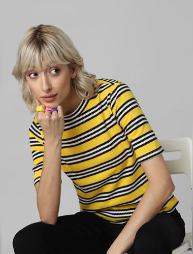 Yellow Striped T-shirt