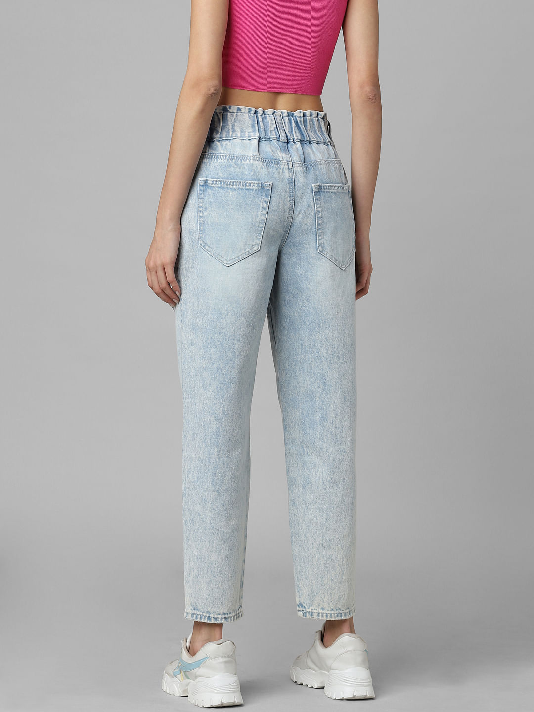 High Waisted Denim Trouser  Another Tomorrow