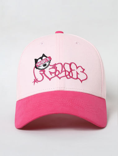 Only X Felix the Cat Pink Colourblocked Cap