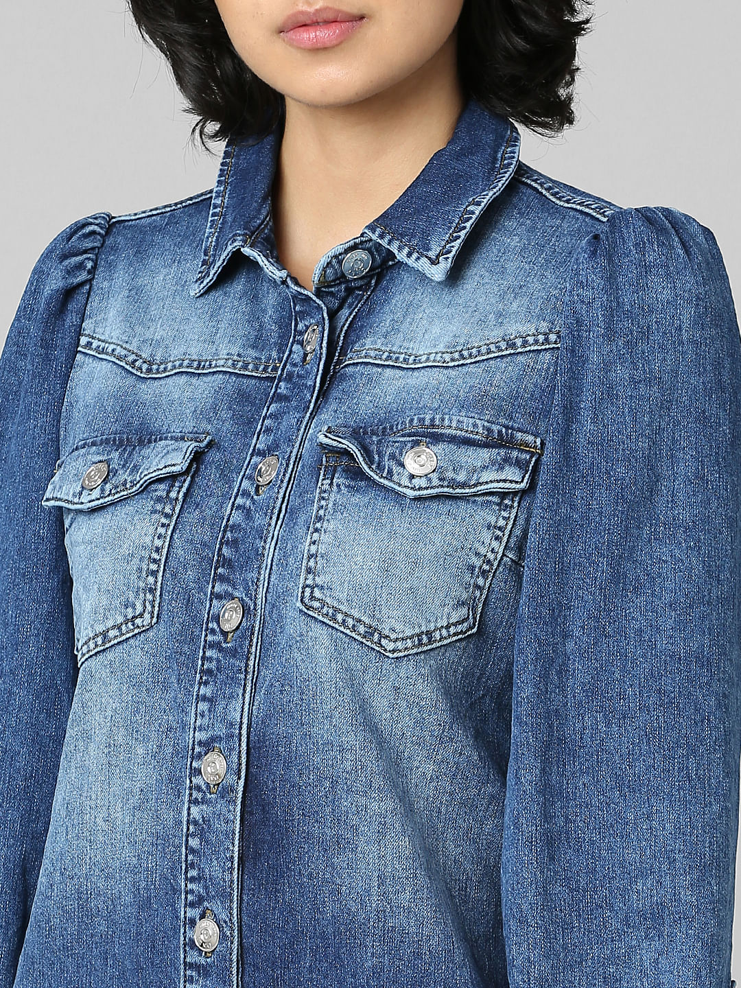 What To Wear With A Denim Shirt + Chambray Shirt Outfits - Truly Destiny