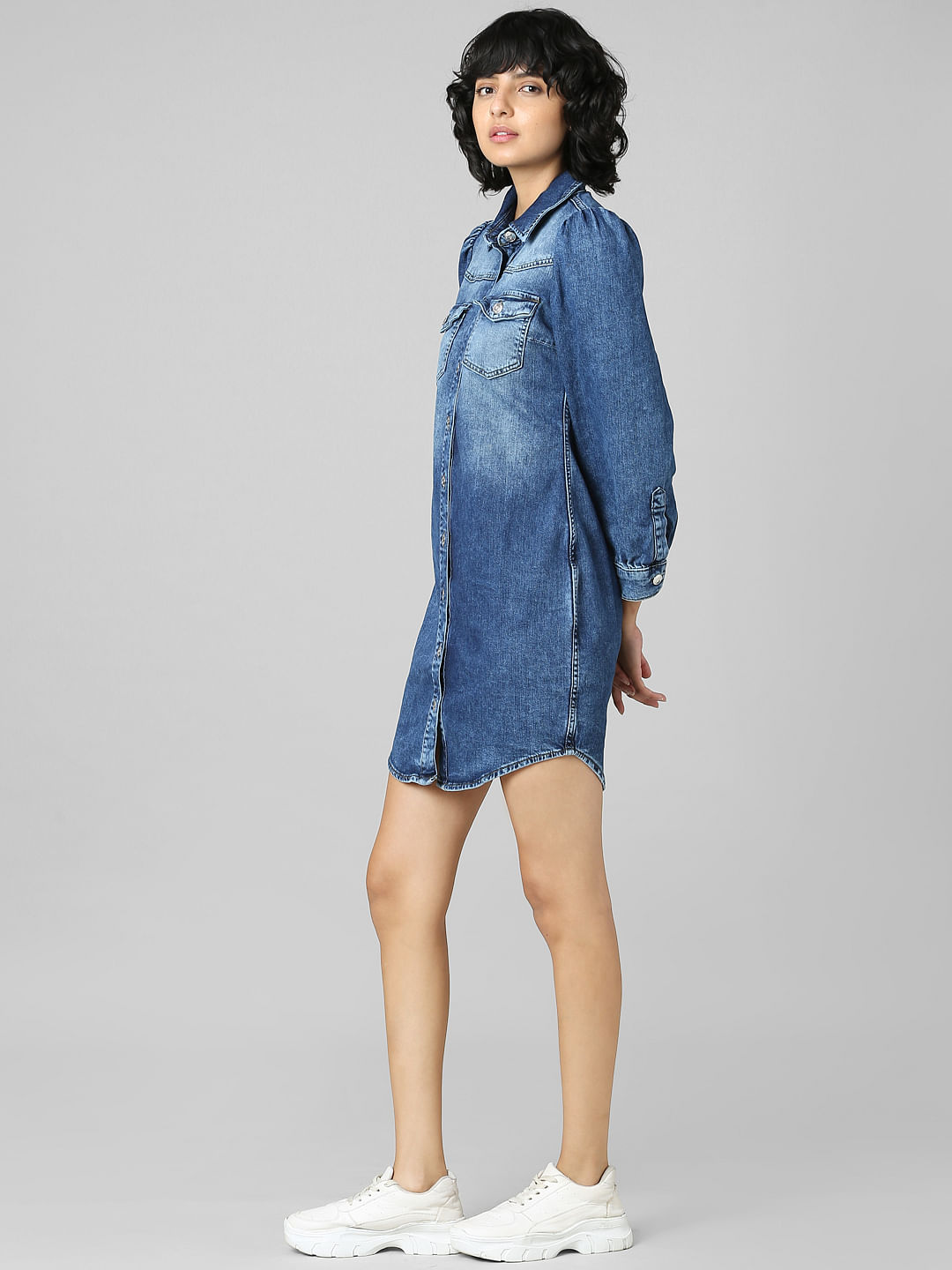 Break The Code: Stylish & Comfy Oversized Shirt Dress for Women -  Nolabels.in