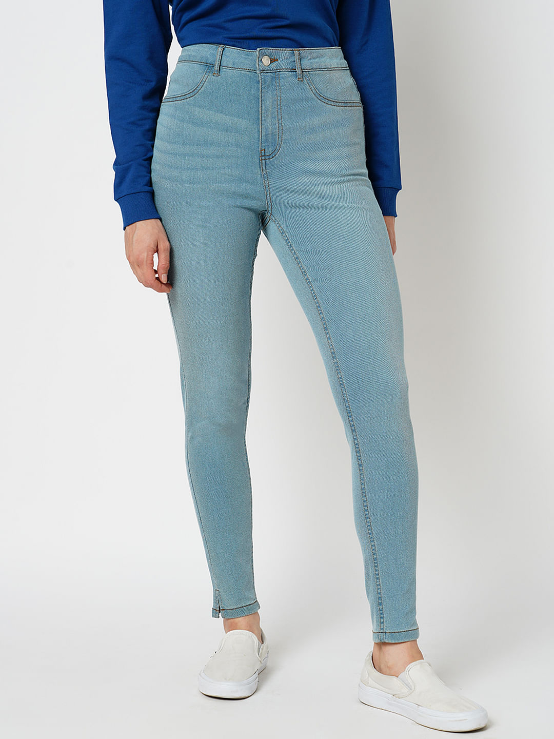 Buy True Religion Men Light Blue ROCCO SPT Rip And Repair Jeans for Men  Online | The Collective