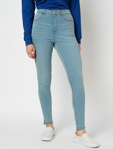 JDY by ONLY Light Blue High Rise Skinny Fit Jeggings