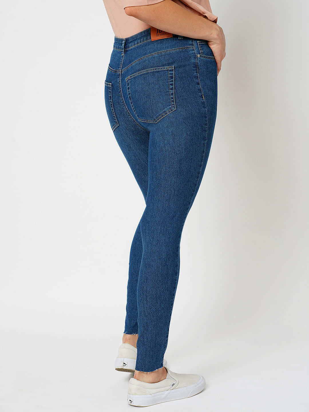 Giselle women's jeans super skinny fit mid waist ankle length blue – CROSS  JEANS