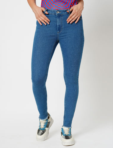 JDY by ONLY Light Blue Mid Rise Skinny Jeans