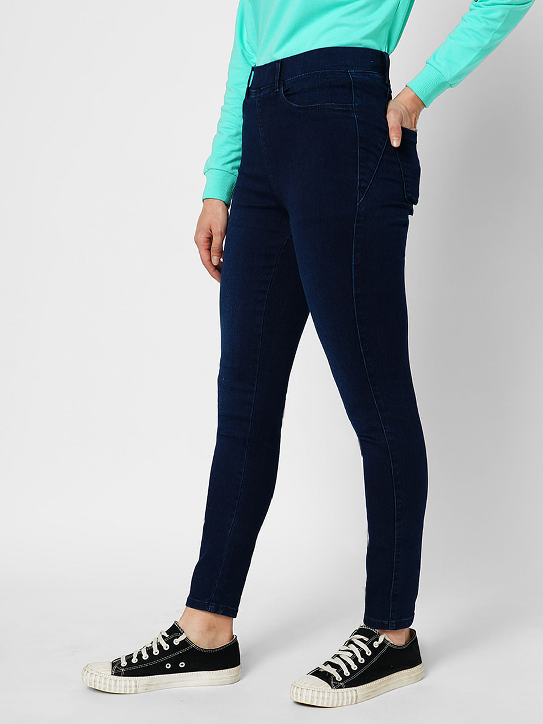 Dark blue 2024 denim jeggings