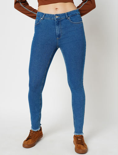 JDY by ONLY Blue Light Washed Skinny Fit Jeans