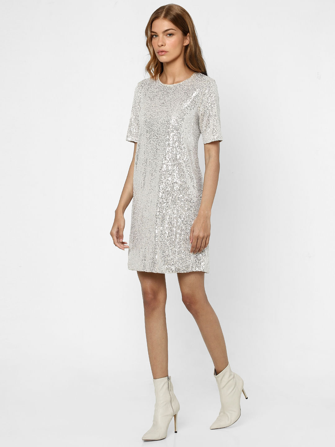 t shirt dress with sequins