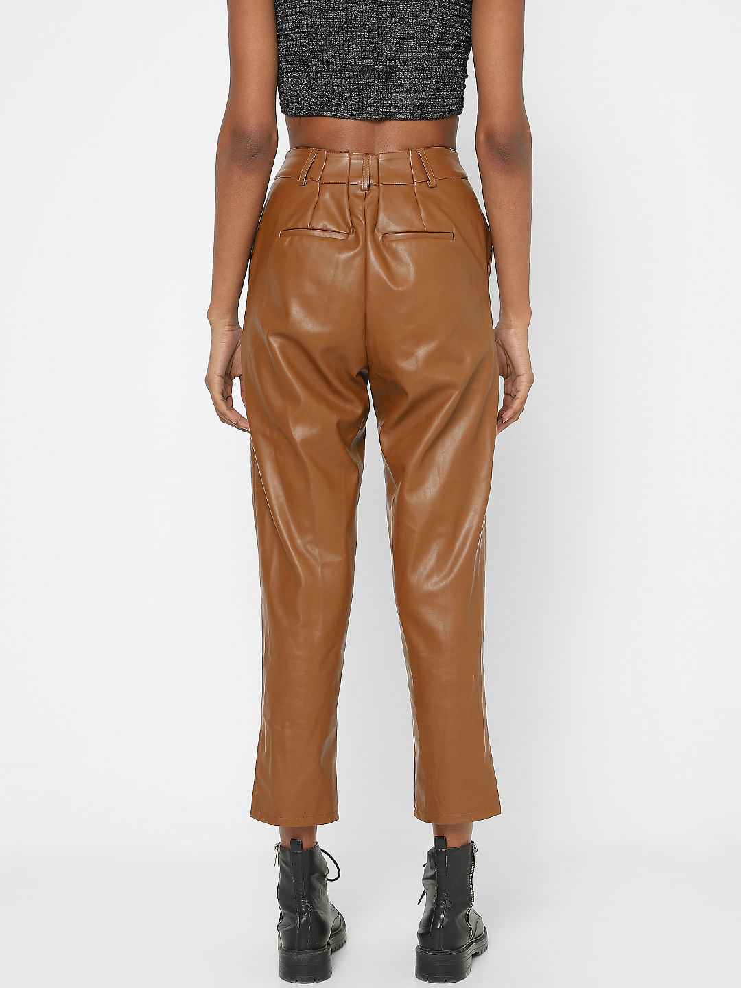 Womens Leather Trousers  MS