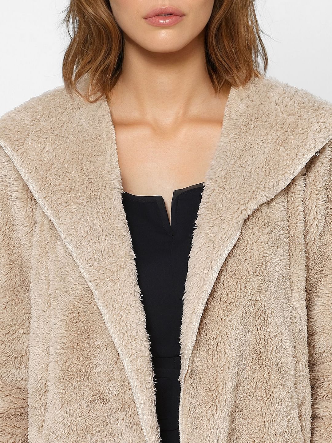 sherpa open jacket